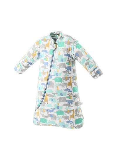 Buy 2.5 Tog Cotton Baby Sleeping Bag, Baby Grow Bag, Wearable Blanket Newborn Swaddle Bag with Detachable Long Sleeves, Toddler Sleeping Bag 80cm for Infant Toddler. in Saudi Arabia