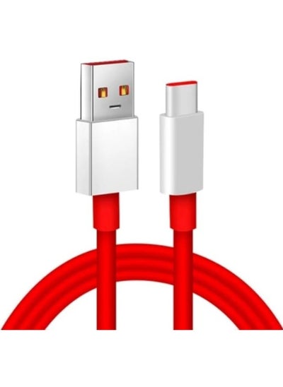 اشتري "OnePlus Warp Charge Type-C Cable - 150 cm, Extended Reach for Fast Charging" في الامارات