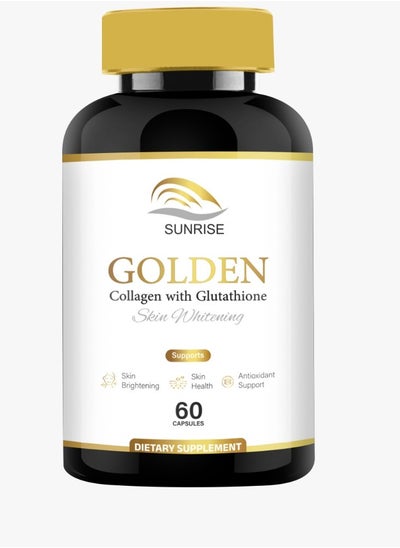 Buy Golden Collagen With Glutathione 60 Capsules | Skin Whitening Advanced Formula in UAE