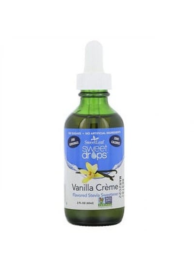 Buy Wisdom Natural, SweetLeaf, Sweet Drops Stevia Sweetener, Vanilla Creme, 2 fl oz (60 ml) in UAE