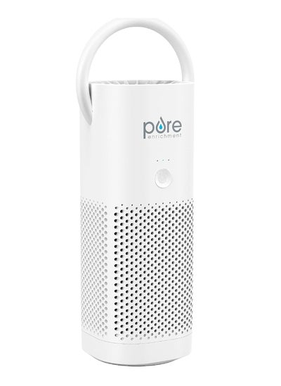 Buy Pure Enrichment® PureZone™ Mini Portable Air Purifier - Cordless True HEPA Filter Cleans Air & Eliminates 99.97% of Dust, Odors, & Allergens Close to You - Cars, School, & Office (White) in UAE