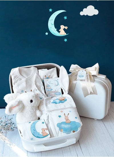 Buy Baby Gift Box Newborn Baby Pure Cotton White Rabbit Full Cotton Clothing Autumn/Winter in Saudi Arabia