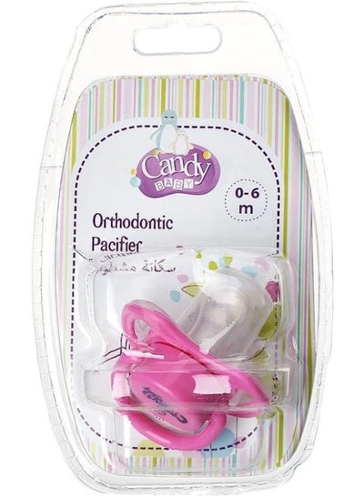 Buy Orthodontic Pacifier For Girls-Pink-0-6Month in Egypt