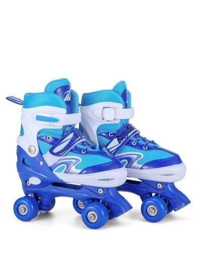 Buy Kids Unisex Four Wheel Roller Skating Shoes Small in Saudi Arabia