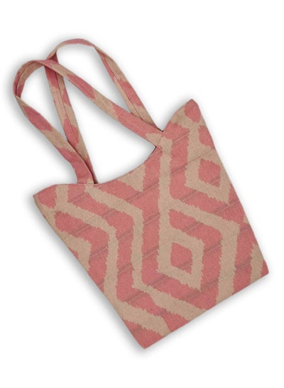 Buy casual printed linen tote bag W230007C in Egypt