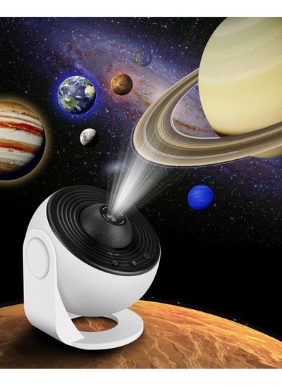 Buy 12 in 1 Planetarium Galaxy Projector Star Projector For Bedroom 360° Rotating Nebula Projector Lamp Timed Starry Voyager Night Light Projector For Kids Home Theater Ceiling Room Decoration in Saudi Arabia