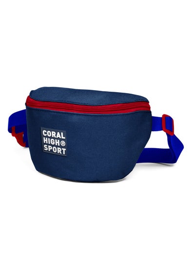 Buy Waist Bag CORAL HIGH Blue 2 liter 2Compartment 22619 in Egypt