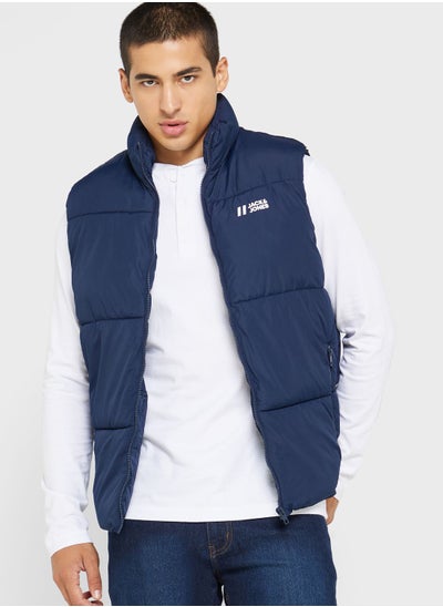 Buy Zip Through Puffer Gilet in UAE