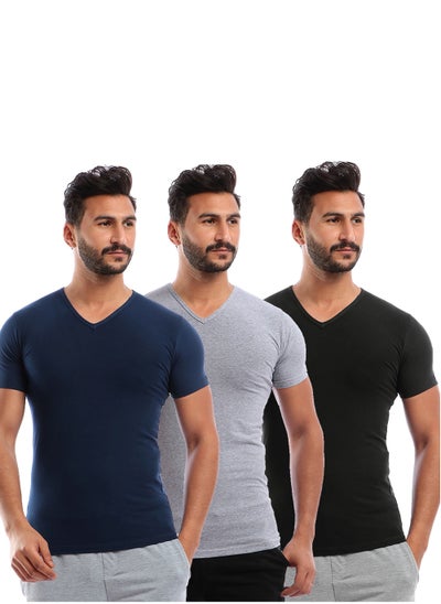 Buy Bundle Of Three (V) Neck - For Men in Egypt