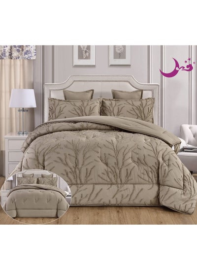 Buy Quilt set for two people summer mattress system 6 pieces fixed medium filling size 220 by 240 in Saudi Arabia