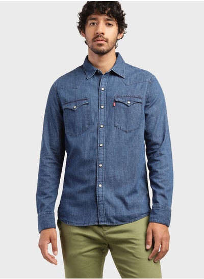 اشتري Regular Fit Denim Shirt في السعودية