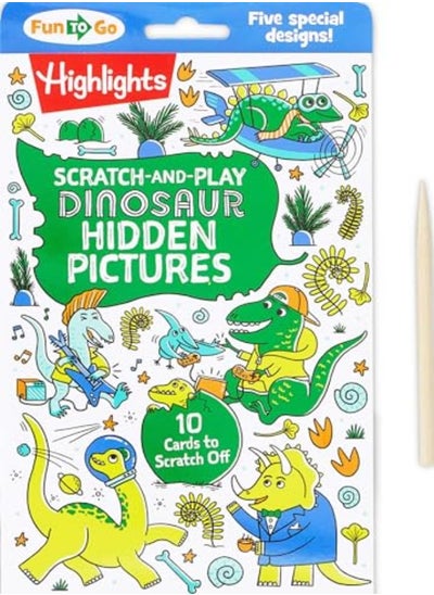 Buy ScratchAndPlay Dinosaur Hidden Pictures in UAE