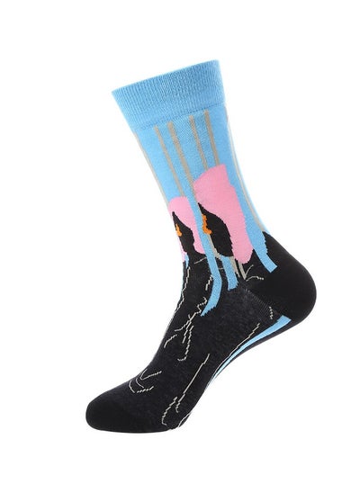 Buy Unisex Absorb Sweat and Deodorize Socks 3 Pairs High Quality Socks One Size Fits All in Saudi Arabia