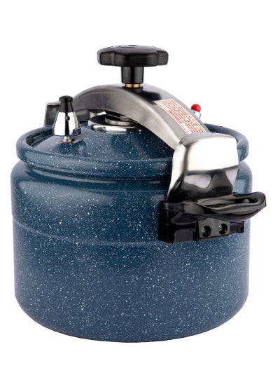 اشتري Aluminium Granite Pressure Cooker 5 Litter Blue في السعودية
