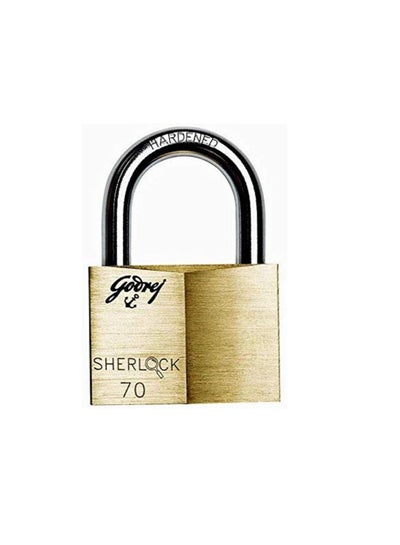 Buy Godrej Solid Brass Pad Lock 70 mm in UAE