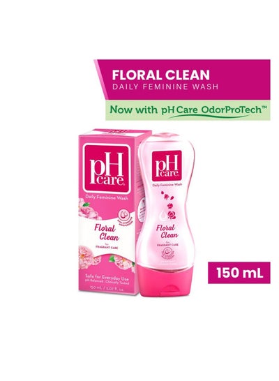 Buy Daily Feminine Wash Floral Clean 150 Ml in UAE
