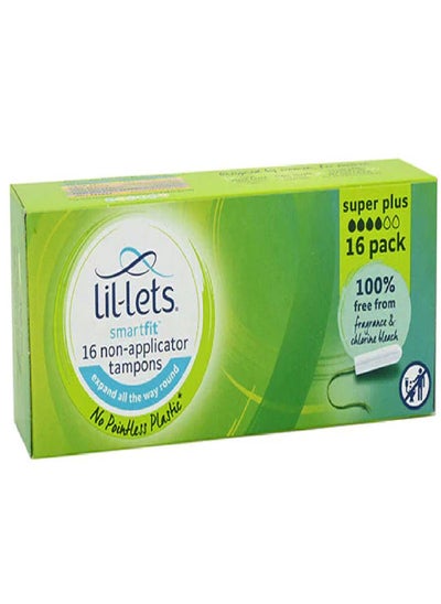 Buy LILLETS NON-APP SUPER PLUS TAM 16'S in UAE