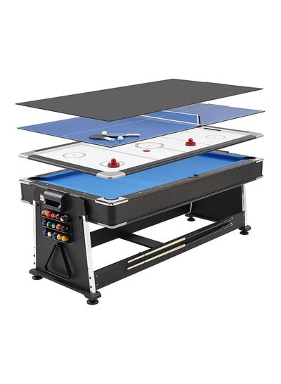 Buy Multi Game Table 3in1 Multi Game Table,Games with Billiards, Table Tennis, Hockey Table 7ft in UAE