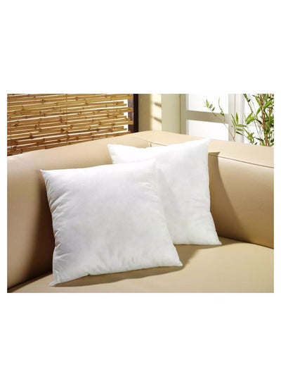 Buy Cushion Filler Pack of 2pcs- Fabric: Non Woven , Filling 700grams Non Siliconized Fiber - Size : 65 x 65cm in UAE