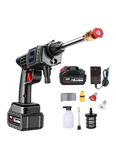 Buy Home Cordless High Pressure Water Washer Cordless Portable Electric High Pressure Washer Gun Handheld High Pressure Car Washer Gun for Home Car Cleaning in Saudi Arabia