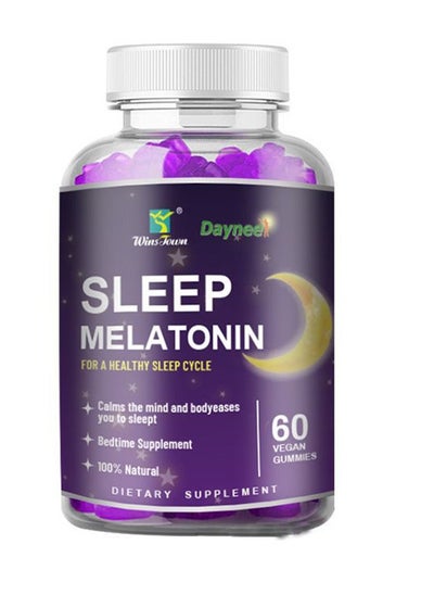 Buy Melatonin 5 mg Fast Dissolve 60Tablets | Nighttime Sleep Aid | Natural Berry Flavor in Saudi Arabia