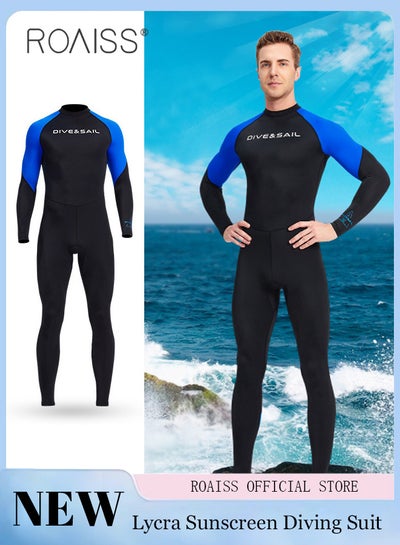 Men's One Piece Diving Suit Lightweight And Quick Drying Long Sleeved Pants  And Sun Protection Clothing price in UAE, Noon UAE
