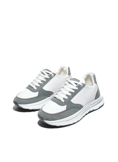Buy Men's Stylish Casual Lace-up Chamois Sneakers in Egypt