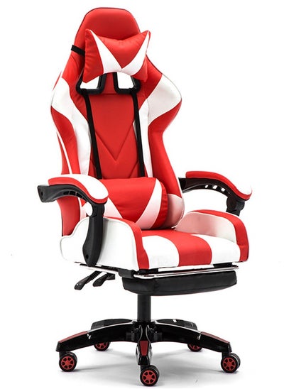 Buy Gaming Chair Ergonomic Office Chair High Back Computer Chair Adjustable Swivel Game Chair Leather Desk Chair Mesh Task Chair with Headrest and Lumbar Support in Saudi Arabia