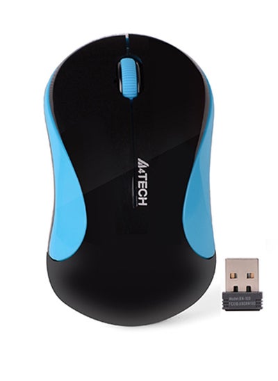 اشتري ماوس ميني لاسلكي لأجهزة الكمبيوتر المحمولة G3-270، 2.4 جيجا هرتز V-Track Mouse 1000 نقطة في البوصة، مسافة تصل إلى 10-15 متر، تتغير البطارية بهندسة موفرة للطاقة، بصري - أزرق في مصر