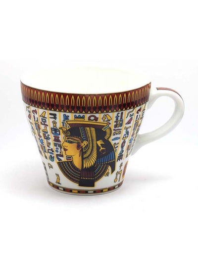 Buy immatgar pharaonic Egyptian Cleopatra Porcelain mug Egyptian souvenirs gifts for Women Girl ( Light - 250 mm ) in Egypt