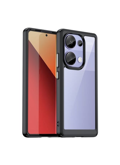 Buy Protective Case Cover For Xiaomi Poco M6 Pro 4G /Xiaomi Redmi Note 13 Pro 4G Black in Saudi Arabia