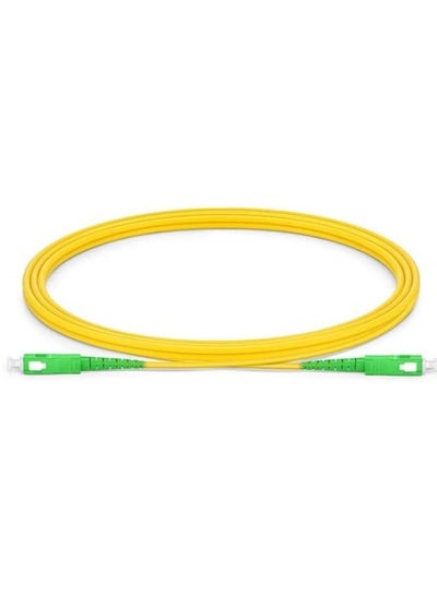 Buy SC APC to SC APC Simplex Single Mode PVC Fiber Optic Patch Cable (5M) in UAE