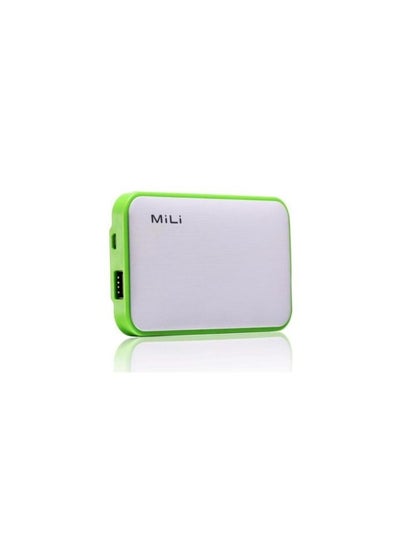 Buy MiLi H-I1801X POWER Star II 6000mAh Power Bank -White/Green in Egypt