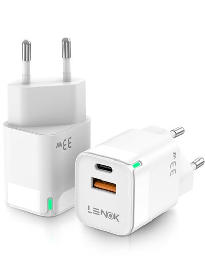 Buy 33W USB C Wall Charger GaN PD/QC PPS Super Fast Charging Power Adapter for iPhone 14/13/12, Samsung S22/S21/S20, Pixel 7/6, iPad Pro/Air in Egypt