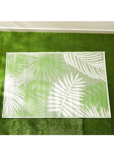 اشتري Arlo Leaf Print Outdoor Indoor Mat 180 x 120 cm في الامارات