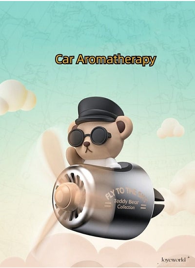 Buy Cute Car Diffuser Plug in with Fragrant Chips Teddy Bear Air Freshener Aromatherapy Ornament Car Vent Accessories in Saudi Arabia