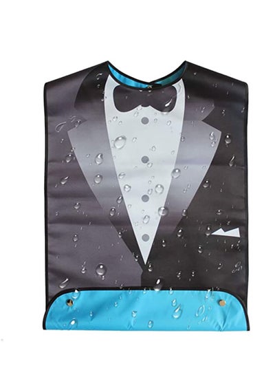 Buy Adult Bibs, Waterproof Bandana Elderly Bib, Washable And Reusable Adjustable Protector Bibs, Bow Tie Design, Suit Adult Bibs for Men & Women for Eating- 1 Pcs in Saudi Arabia