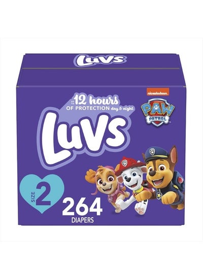 اشتري Diapers - Size 2, 264 Count, Paw Patrol Disposable Baby Diapers في الامارات