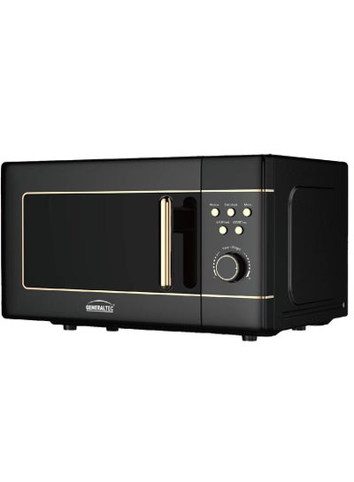 Buy Generaltec Microwave Oven GMO22BR, Multiple timer options 5 Power levels, 60 Min timer, Cooking End Signal For Even Cooking/Heating, Defrost Function, 700w with 1Year Warranty. in UAE