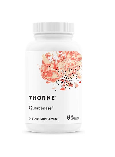 اشتري Thorne Research - Quercenase - Quercetin Phytosome Supplement with Bromelain - 60 Capsules في الامارات