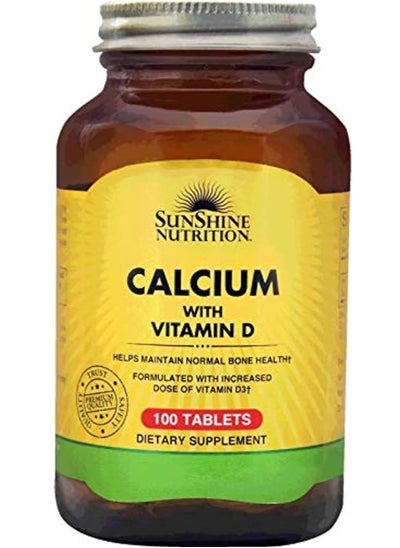 Buy Calcium With Vitamin D3 100 Tablets in Saudi Arabia