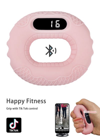 Buy Hand Grip Strengthener Trainer Training Forearm Muscle Wrist Exerciser Developer with Tik Tok Control in Saudi Arabia