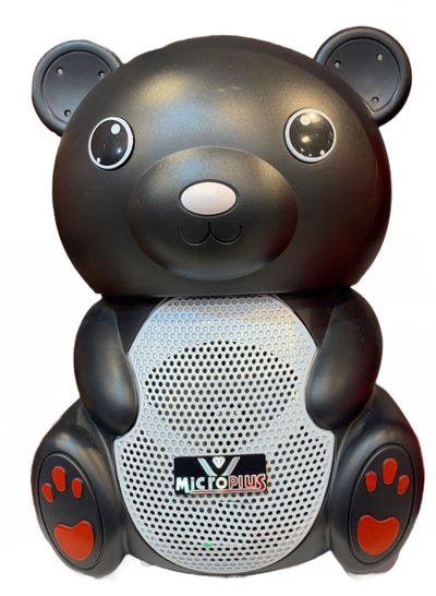 اشتري Multifunction Bluetooth Speaker with MIC | Bear Design | Portable | USB/FM/TF/MIC Multicolor 9W PS-4356 في السعودية