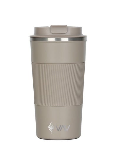 Buy Travel Coffee Mug Stainless Steel Vacuum Ice and Hot Drinks Insulated Tumbler for Home Office Outdoor Works in UAE