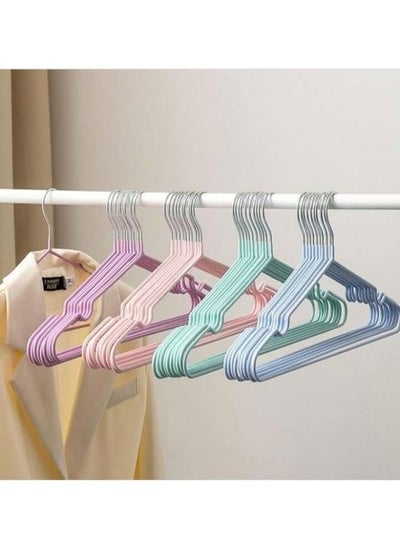 Buy 10 Piece Hanger Set multicolor made of stainless steel in Egypt