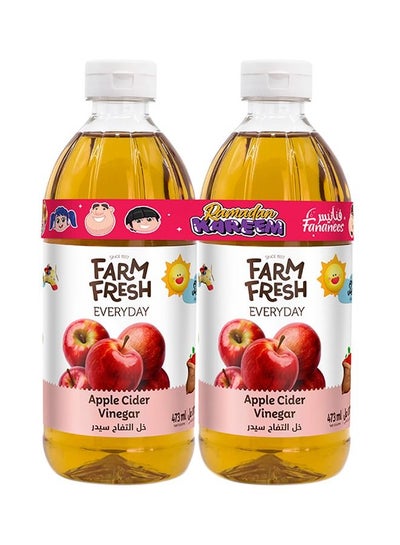 اشتري Apple Cider Vinegar 473ml Pack of 2 في الامارات