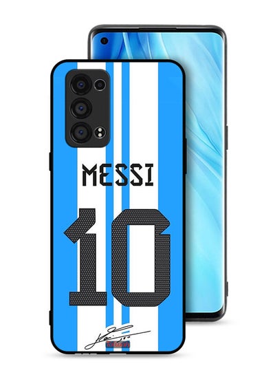 Buy Oppo Reno6 Pro 5G (Snapdragon) Protective Case Cover Messi 10 in UAE