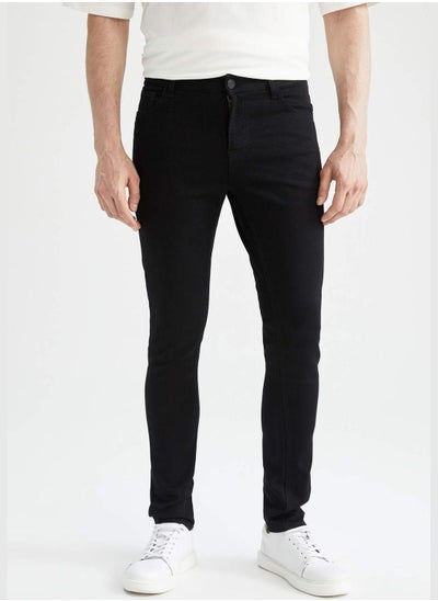 اشتري Super Skinny Fit Straight Leg Jean Trousers في الامارات