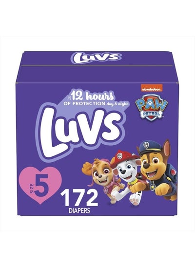 اشتري Diapers - Size 5, 172 Count, Paw Patrol Disposable Baby Diapers في الامارات