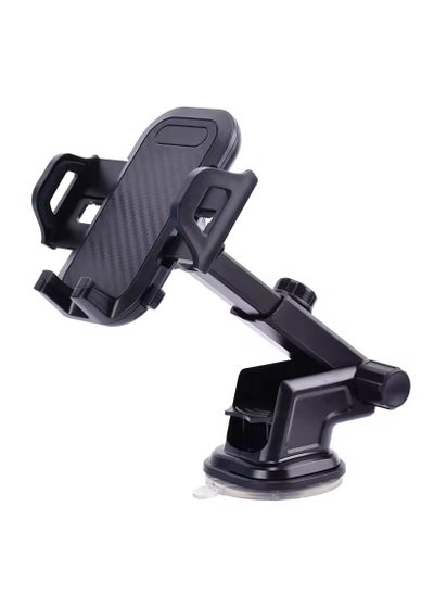 Buy 2 in 1 Car Phone Holder Multi-Angle Rotation Easy And Convenient Black in Saudi Arabia